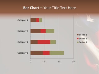 Space For Text Black Us Flag PowerPoint Template