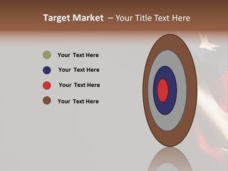 Space For Text Black Us Flag PowerPoint Template
