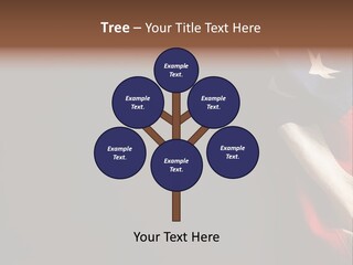 Space For Text Black Us Flag PowerPoint Template