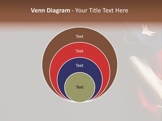 Space For Text Black Us Flag PowerPoint Template
