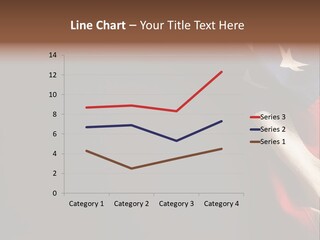 Space For Text Black Us Flag PowerPoint Template