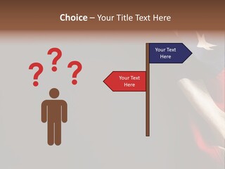 Space For Text Black Us Flag PowerPoint Template