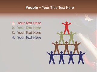Space For Text Black Us Flag PowerPoint Template