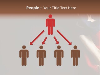 Space For Text Black Us Flag PowerPoint Template