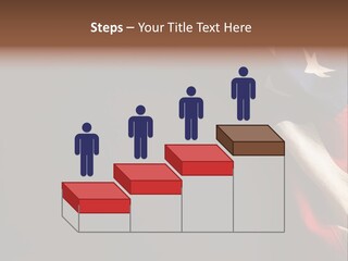 Space For Text Black Us Flag PowerPoint Template