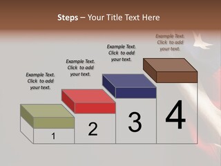 Space For Text Black Us Flag PowerPoint Template