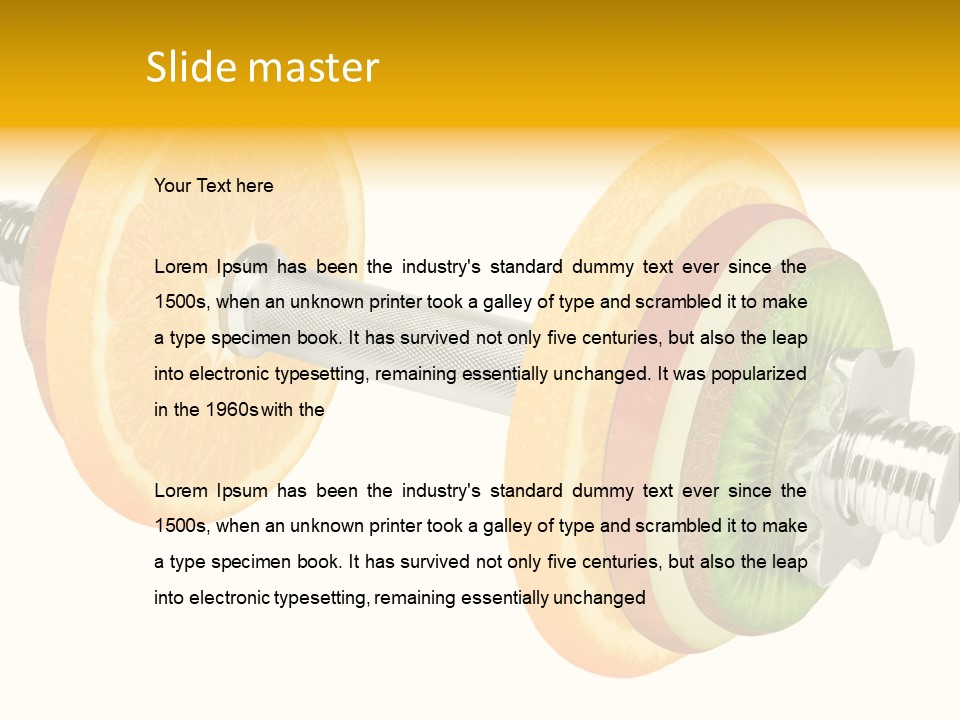 Shape Background Bar PowerPoint Template