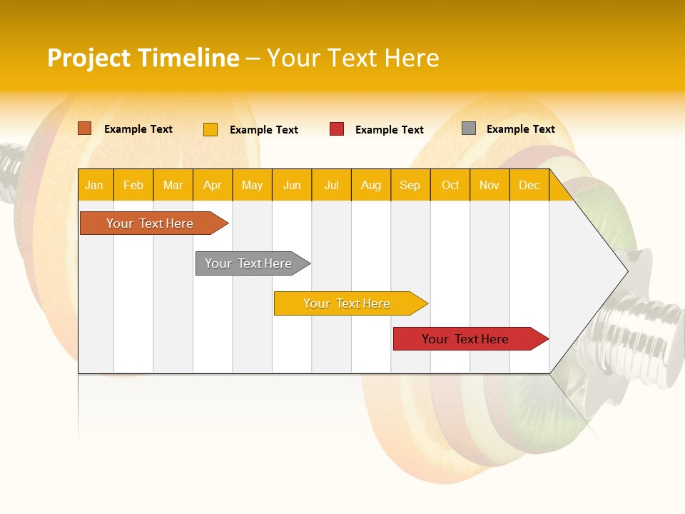Shape Background Bar PowerPoint Template