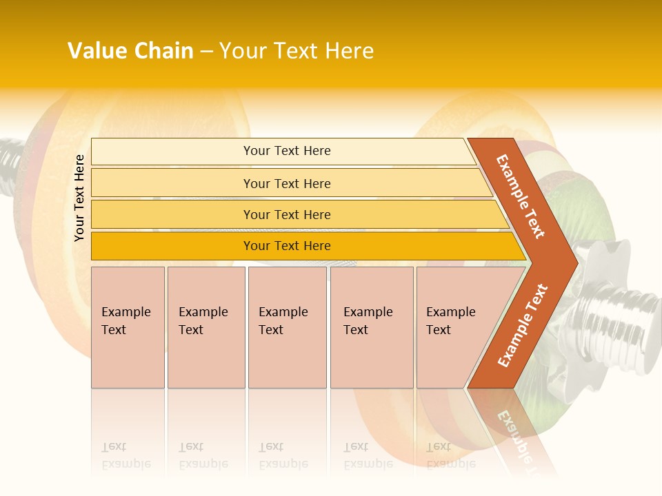 Shape Background Bar PowerPoint Template