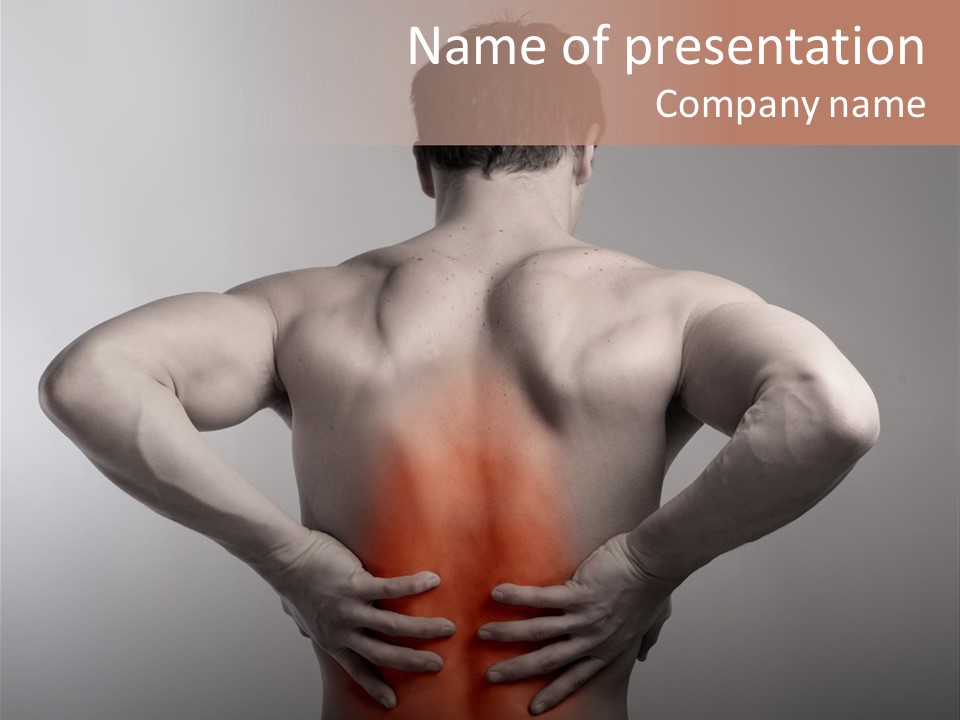 Muscular Touch Health PowerPoint Template