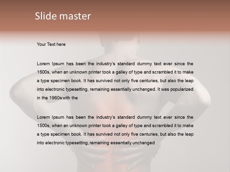 Muscular Touch Health PowerPoint Template