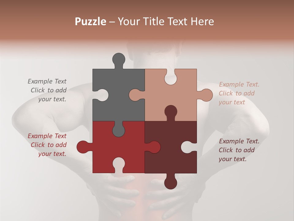 Muscular Touch Health PowerPoint Template