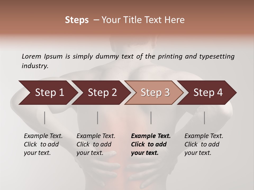 Muscular Touch Health PowerPoint Template