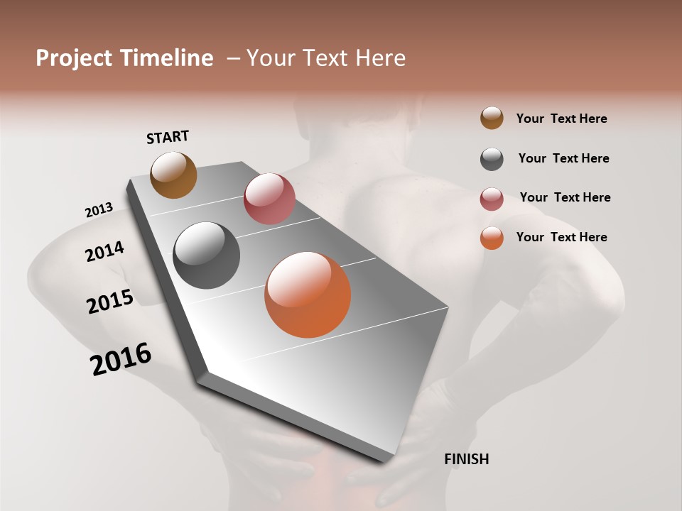 Muscular Touch Health PowerPoint Template
