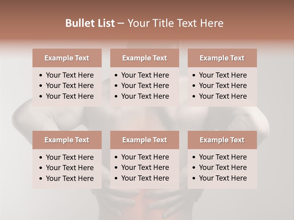 Muscular Touch Health PowerPoint Template