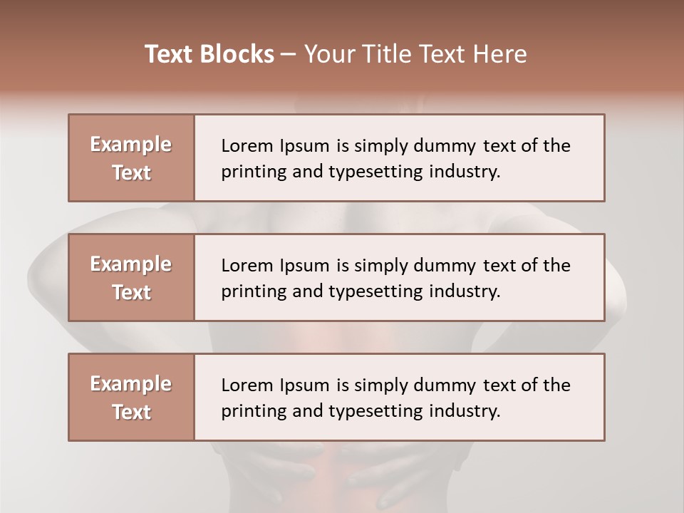 Muscular Touch Health PowerPoint Template