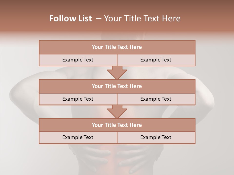 Muscular Touch Health PowerPoint Template