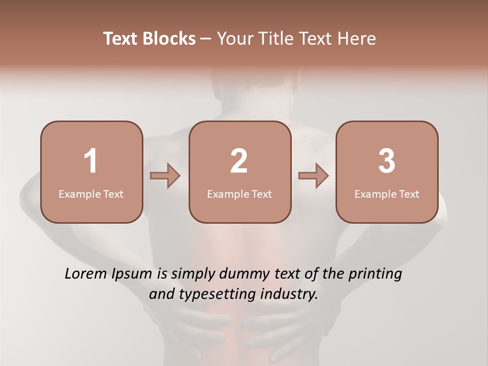 Muscular Touch Health PowerPoint Template