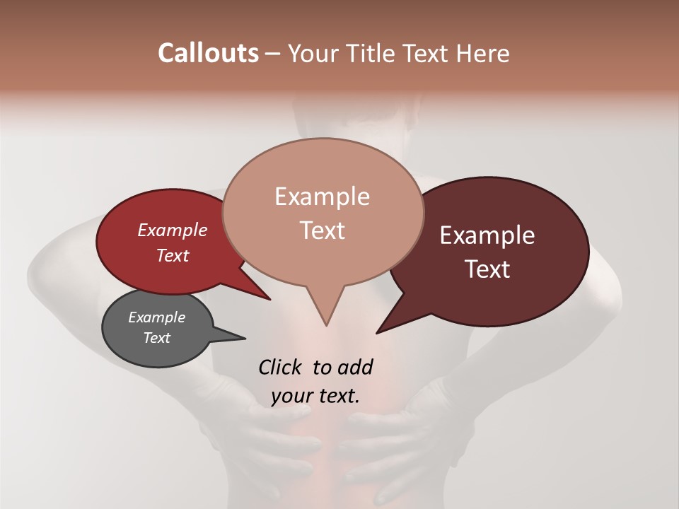 Muscular Touch Health PowerPoint Template