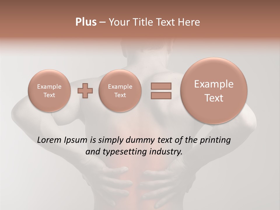 Muscular Touch Health PowerPoint Template