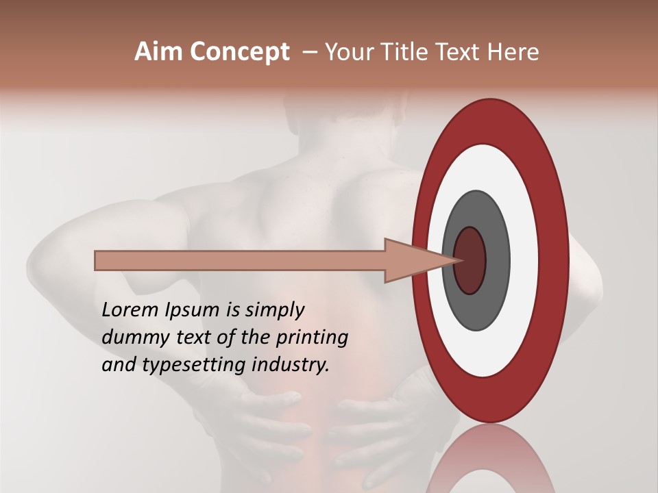 Muscular Touch Health PowerPoint Template