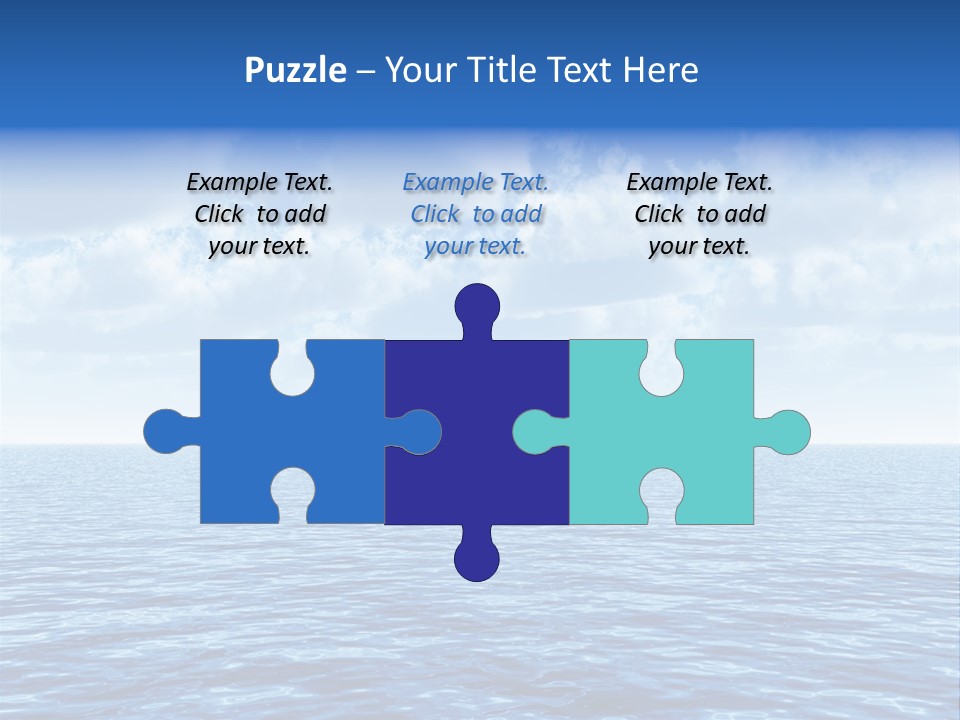 Sky Summer Cruise PowerPoint Template