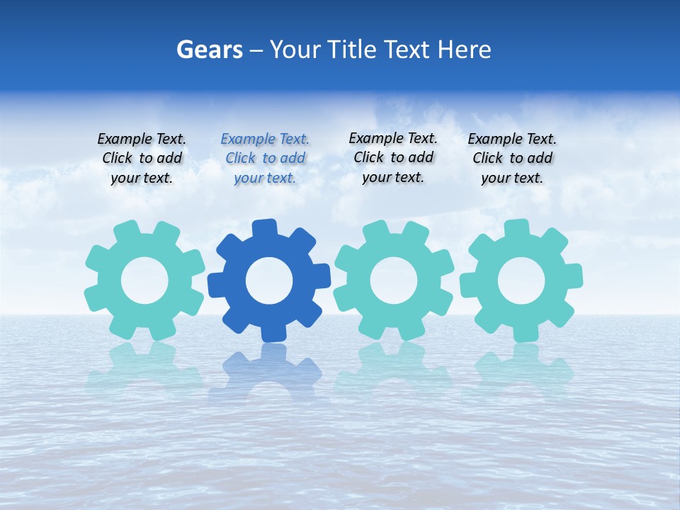 Sky Summer Cruise PowerPoint Template