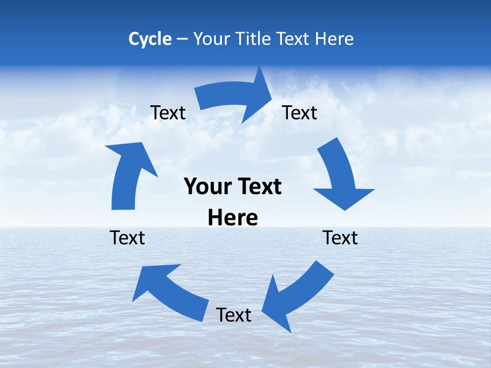 Sky Summer Cruise PowerPoint Template