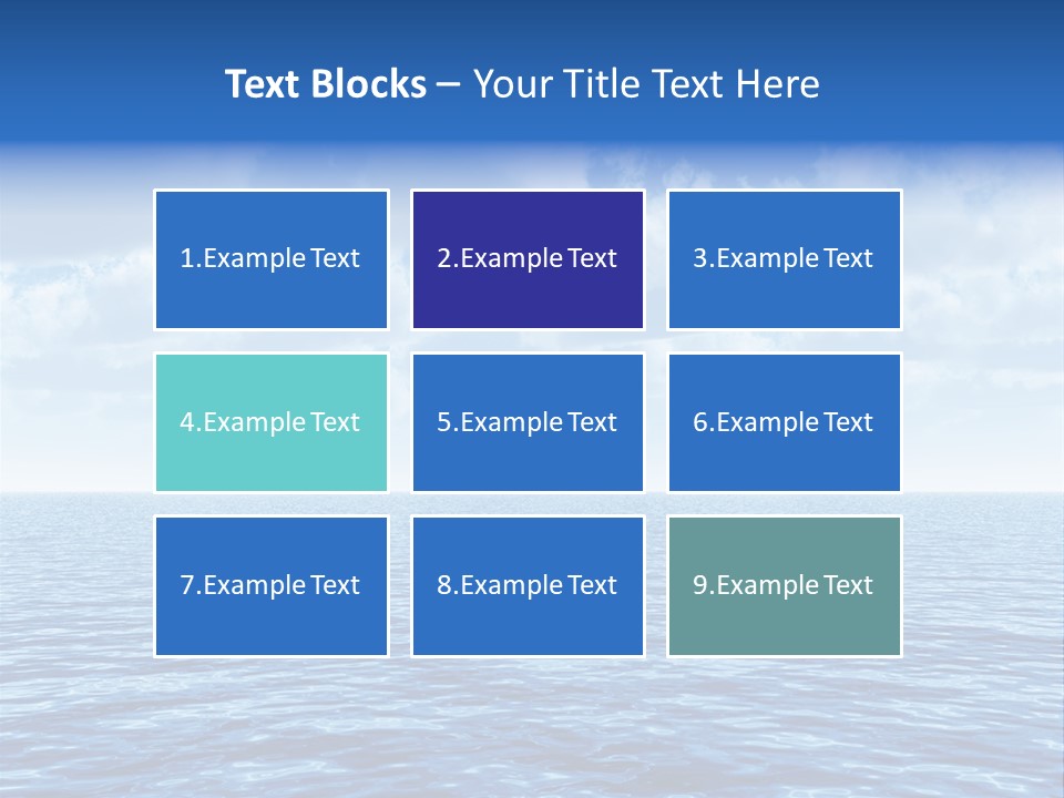 Sky Summer Cruise PowerPoint Template