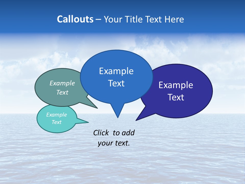 Sky Summer Cruise PowerPoint Template