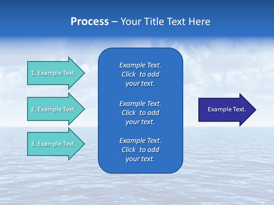 Sky Summer Cruise PowerPoint Template