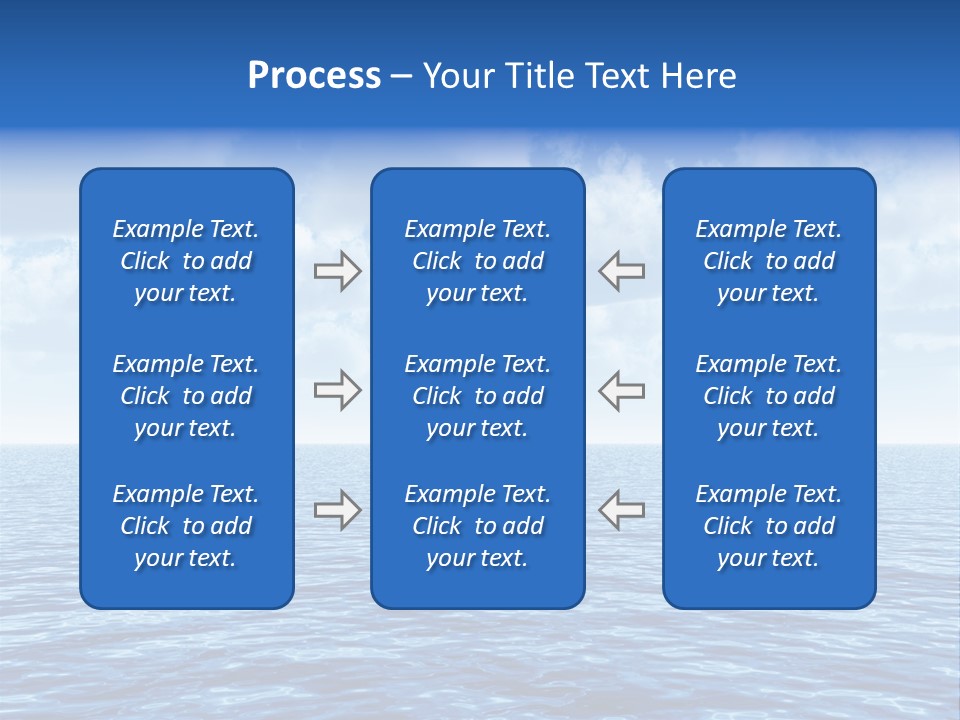 Sky Summer Cruise PowerPoint Template