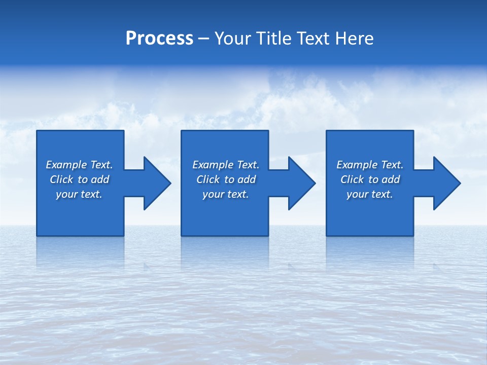 Sky Summer Cruise PowerPoint Template