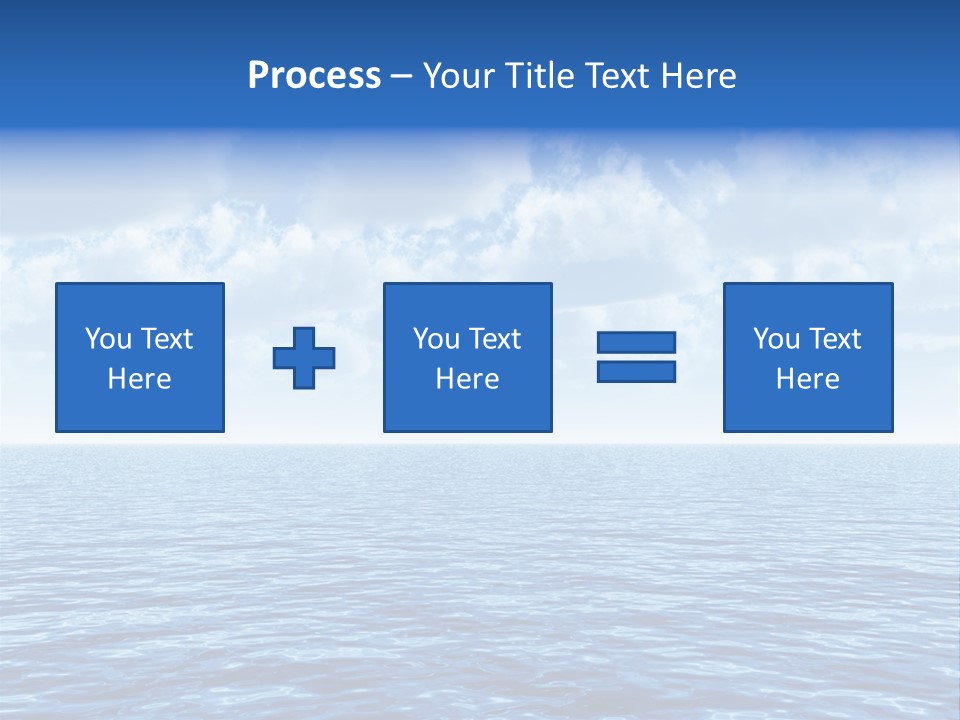 Sky Summer Cruise PowerPoint Template