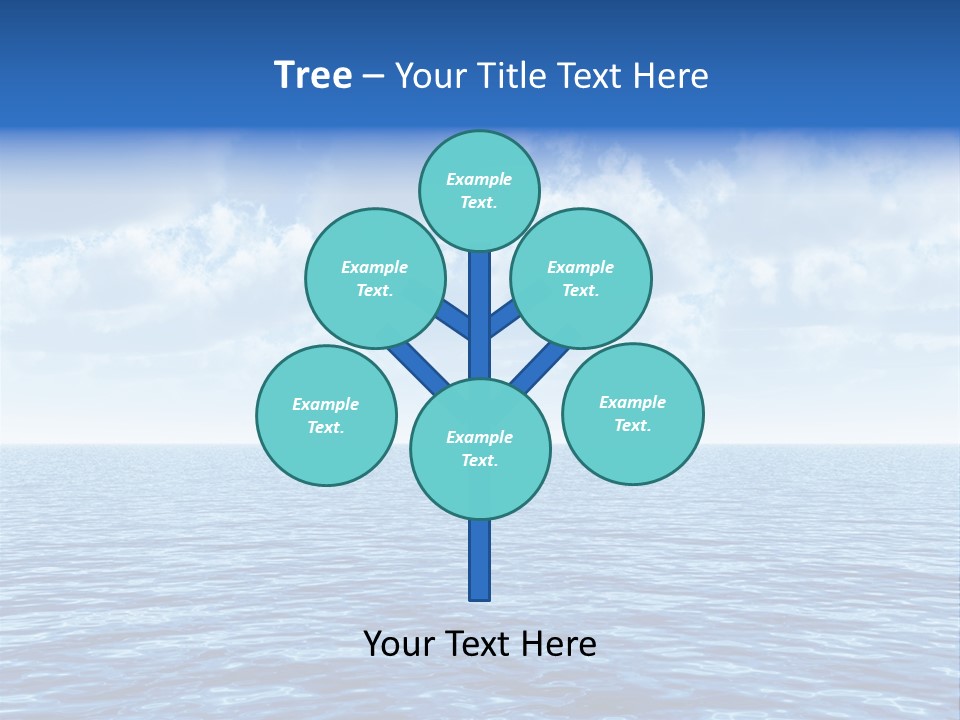 Sky Summer Cruise PowerPoint Template