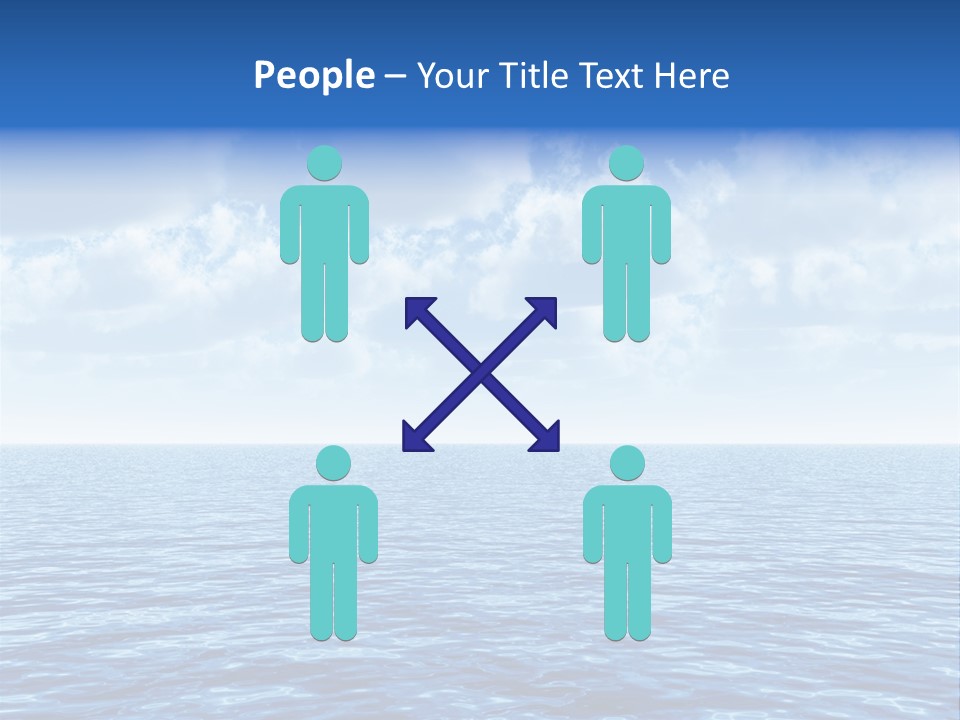 Sky Summer Cruise PowerPoint Template