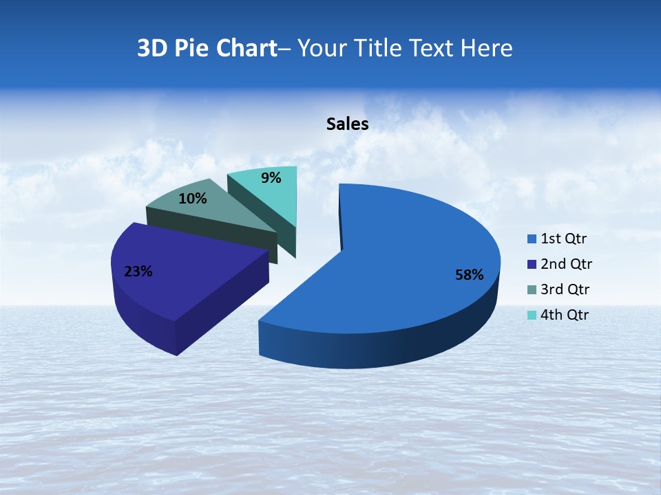 Sky Summer Cruise PowerPoint Template