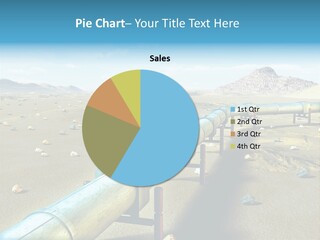 Supply Pipe Line PowerPoint Template