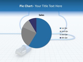 Illustration Internet Communication PowerPoint Template