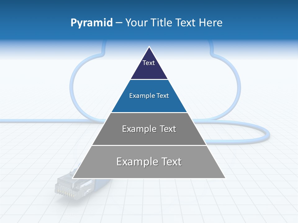 Illustration Internet Communication PowerPoint Template