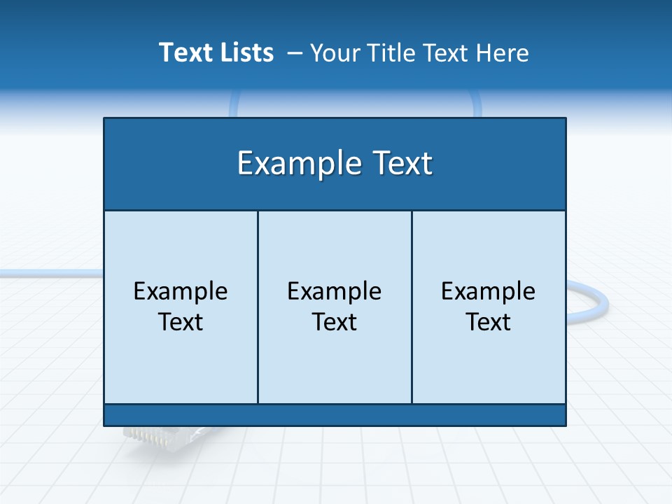 Illustration Internet Communication PowerPoint Template