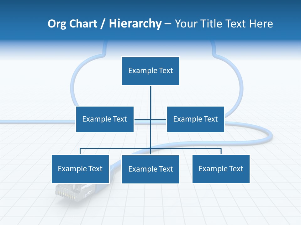 Illustration Internet Communication PowerPoint Template
