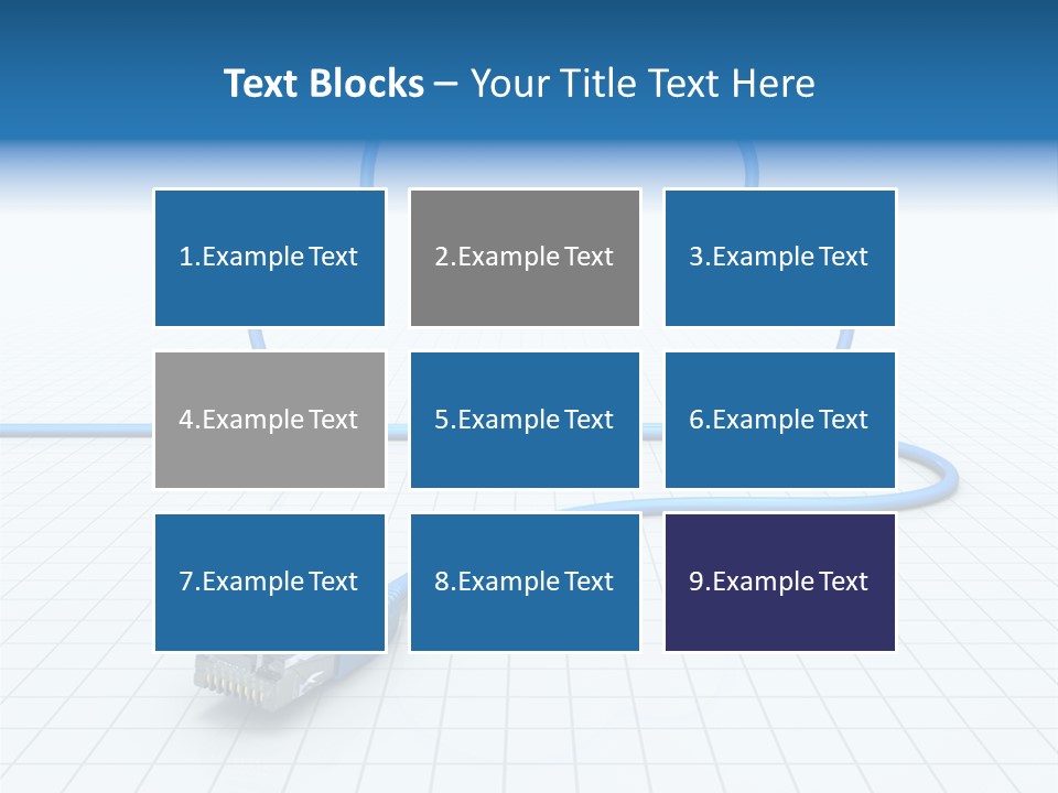 Illustration Internet Communication PowerPoint Template