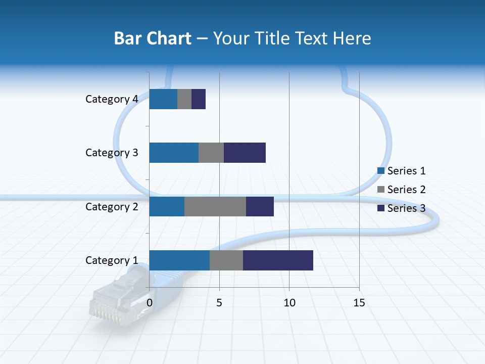 Illustration Internet Communication PowerPoint Template