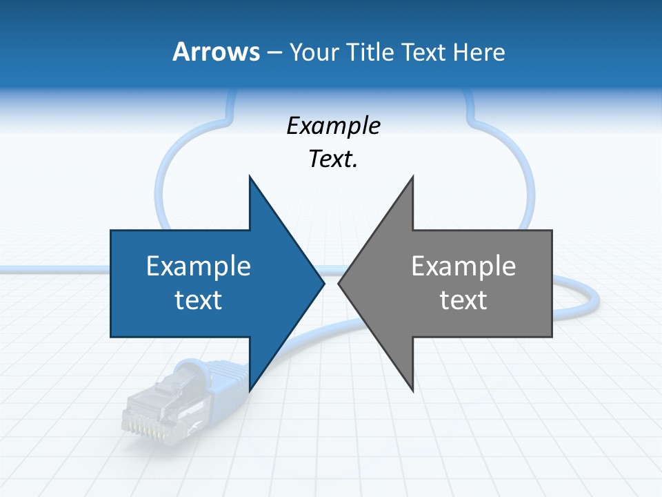 Illustration Internet Communication PowerPoint Template