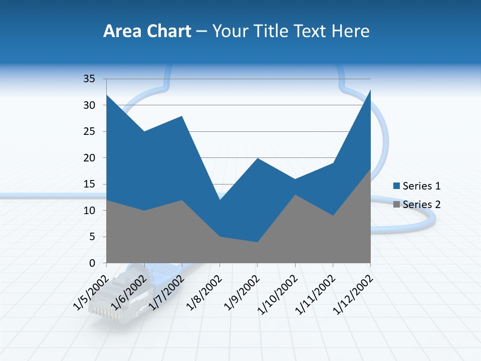 Illustration Internet Communication PowerPoint Template