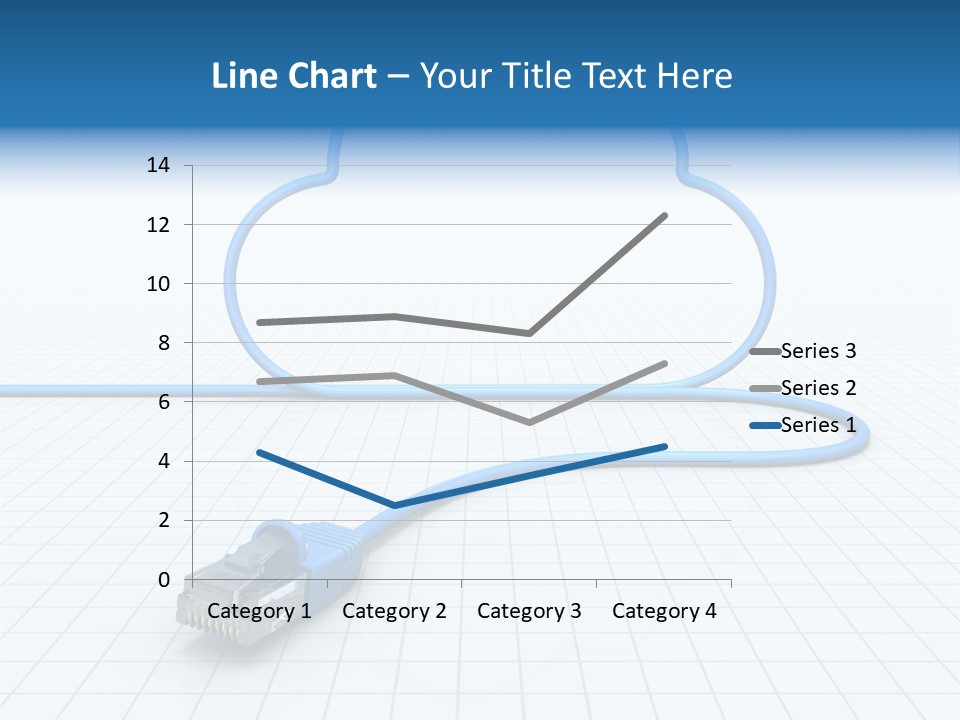 Illustration Internet Communication PowerPoint Template