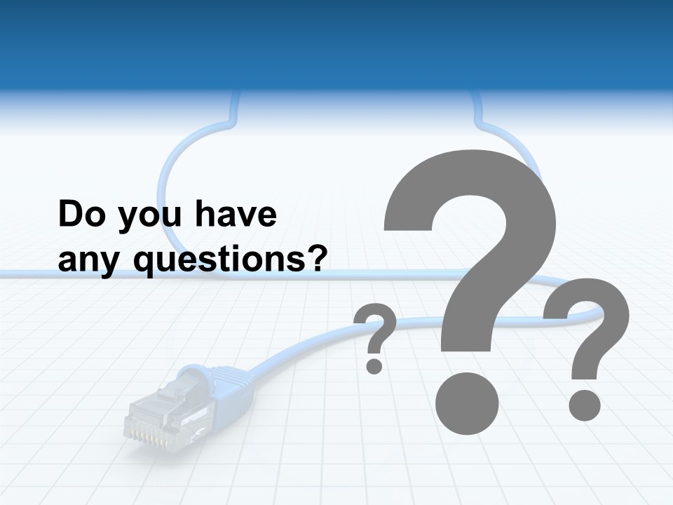 Illustration Internet Communication PowerPoint Template