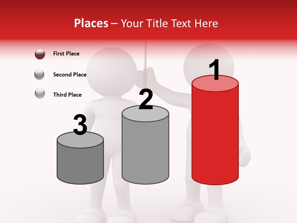 Illustration Love Umbrella PowerPoint Template