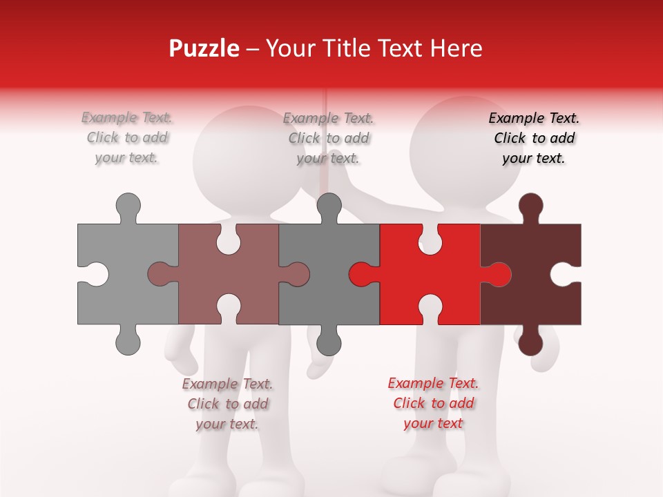 Illustration Love Umbrella PowerPoint Template